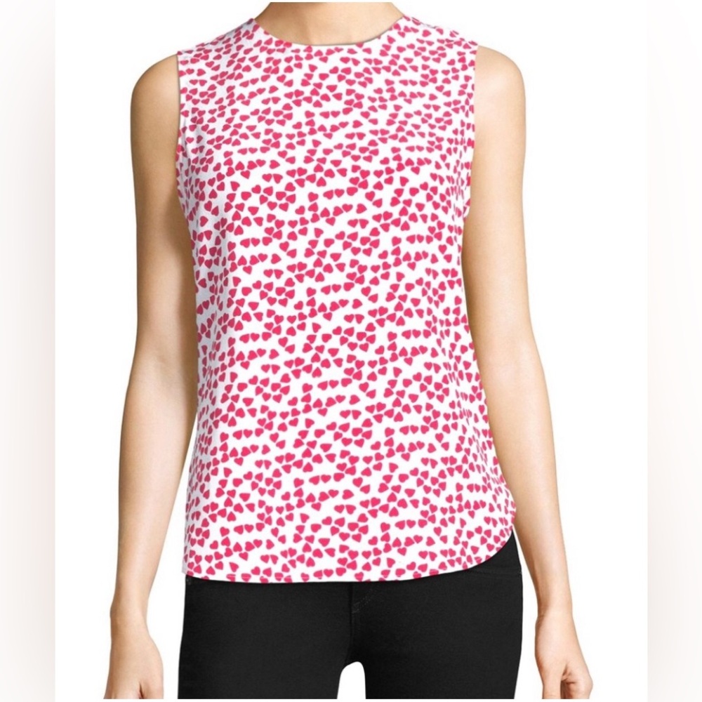 EQUIPMENT “Lyle” Silk Heart Top